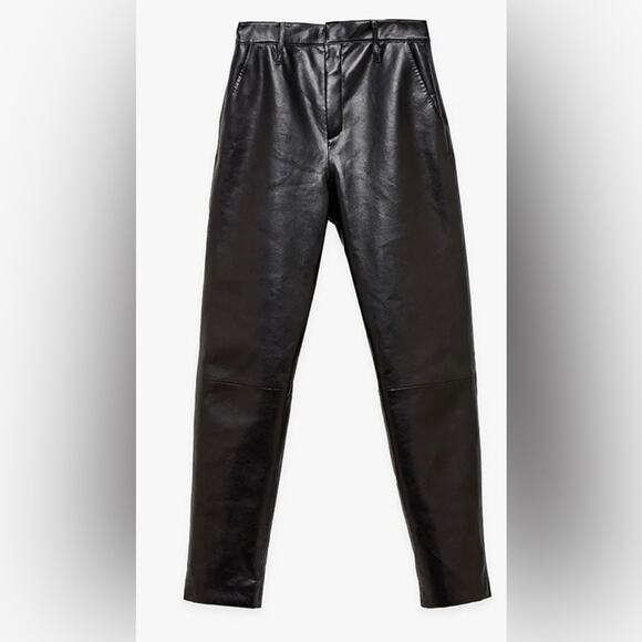Hidden Designer~ ASbyDF ASbyDF JORDAN RECYCLED LEATHER TROUSERS-  12 ~Gorgeous - Picture 2 of 11